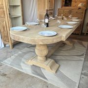 Table de monastère en chêne massif 