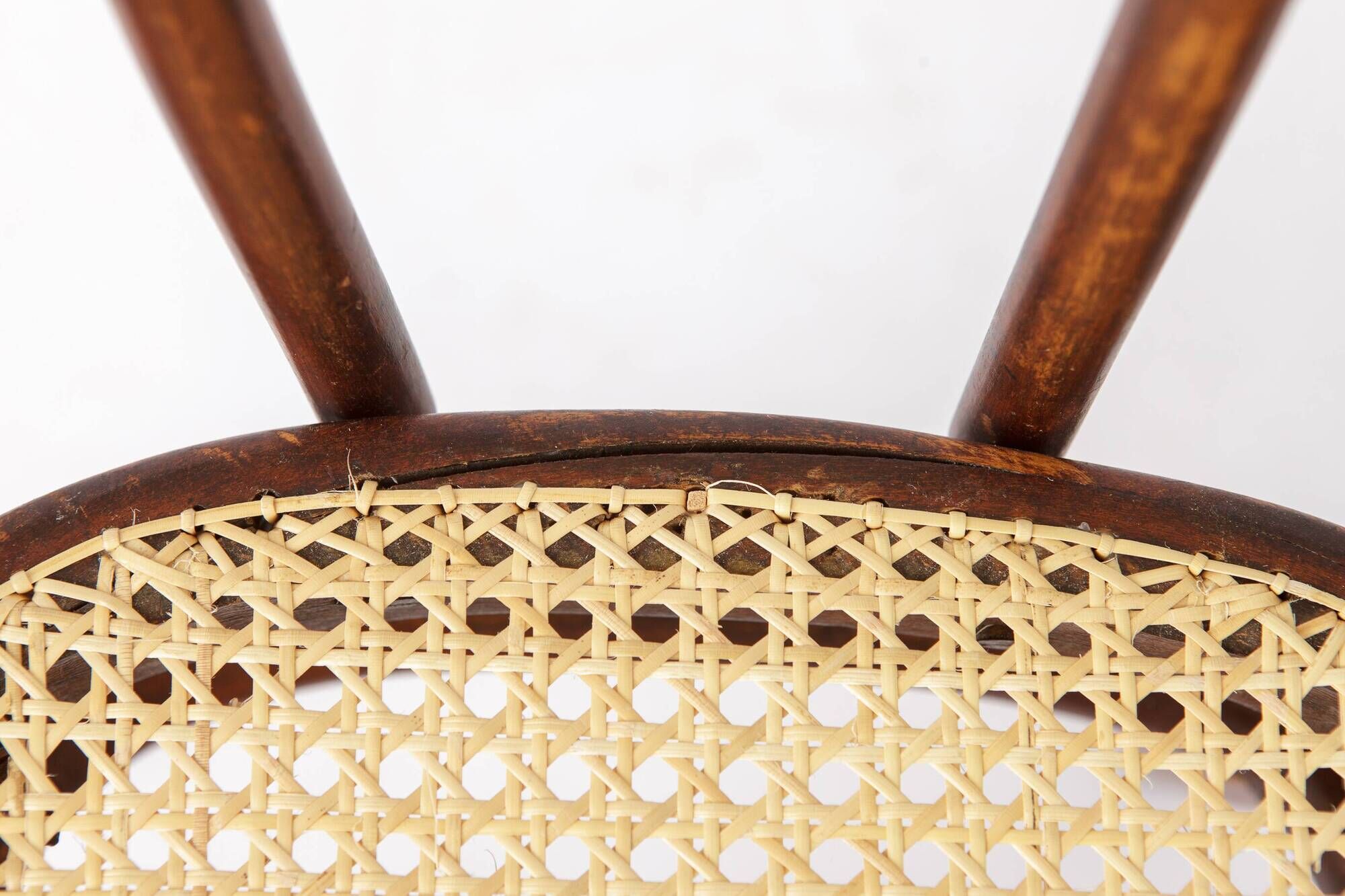 Antique Bentwood Chair in the Style of Thonet No. 56 | Austrian Rattan 1930