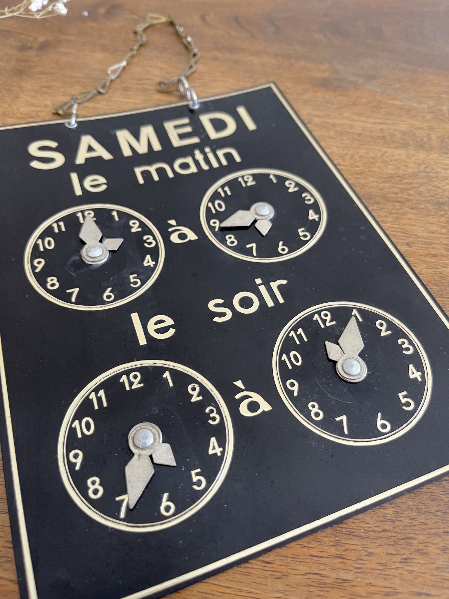 Panneau horaires d’ouverture