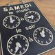 Panneau horaires d’ouverture