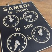 Panneau horaires d’ouverture