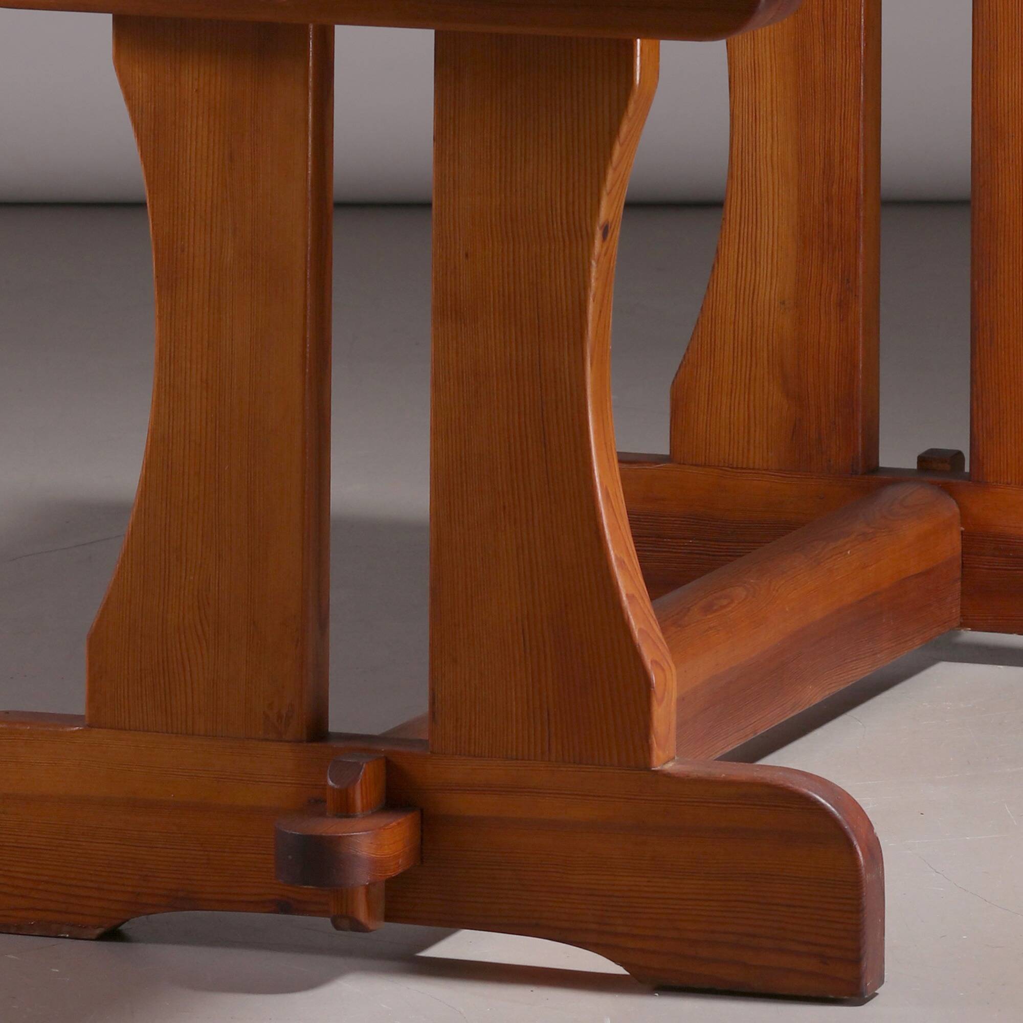 David Rosén for Nordiska Kompaniet 'Berga' Table in Solid Pine, 1940s