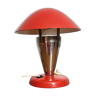 Lampe de table rouge Bauhaus, Tchécoslovaquie, années 1930