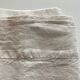 Drap de réserve en fil de lin brut non brodé