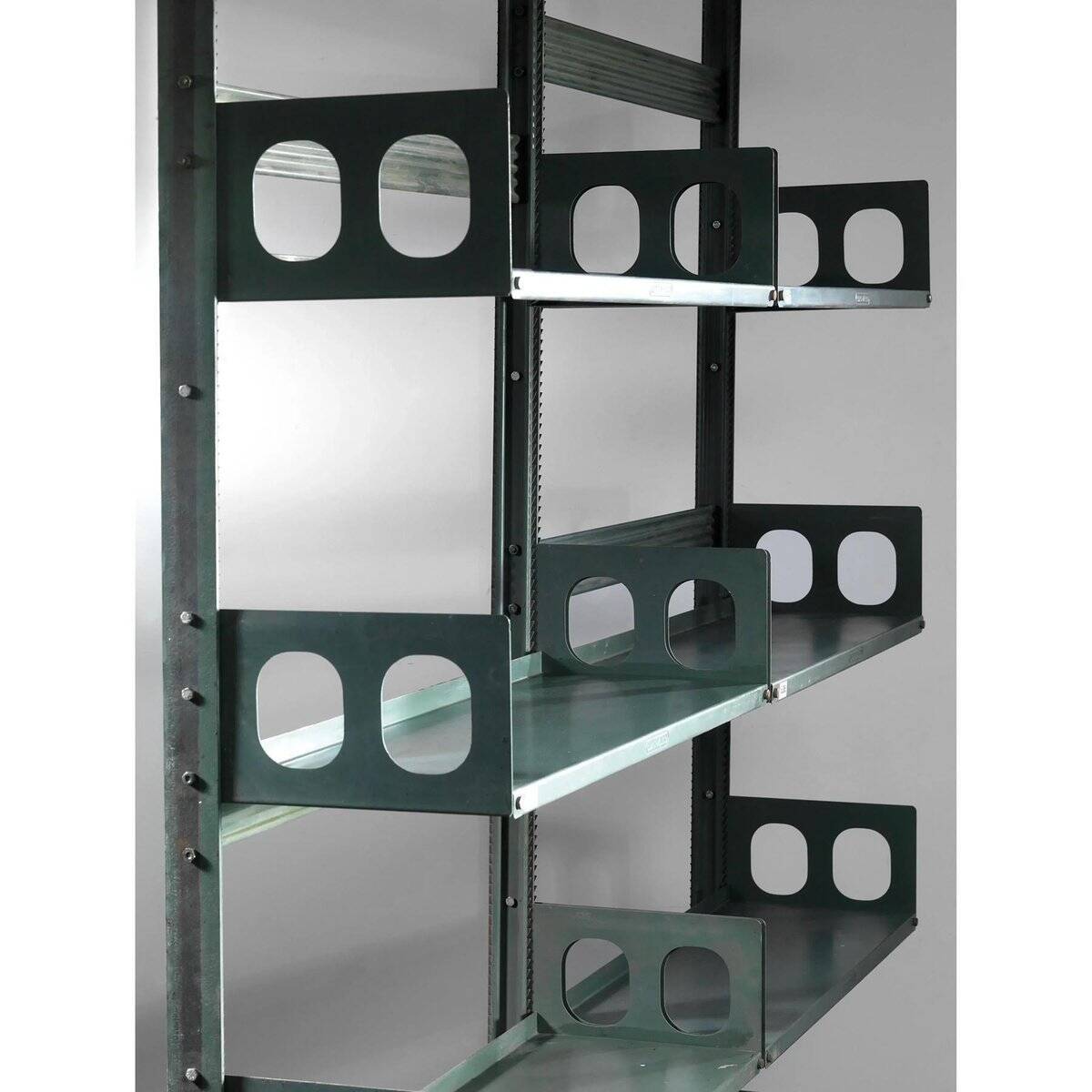 Painted Meta Triennale Bookcase attributed to Lips Vago, Italy, 1954