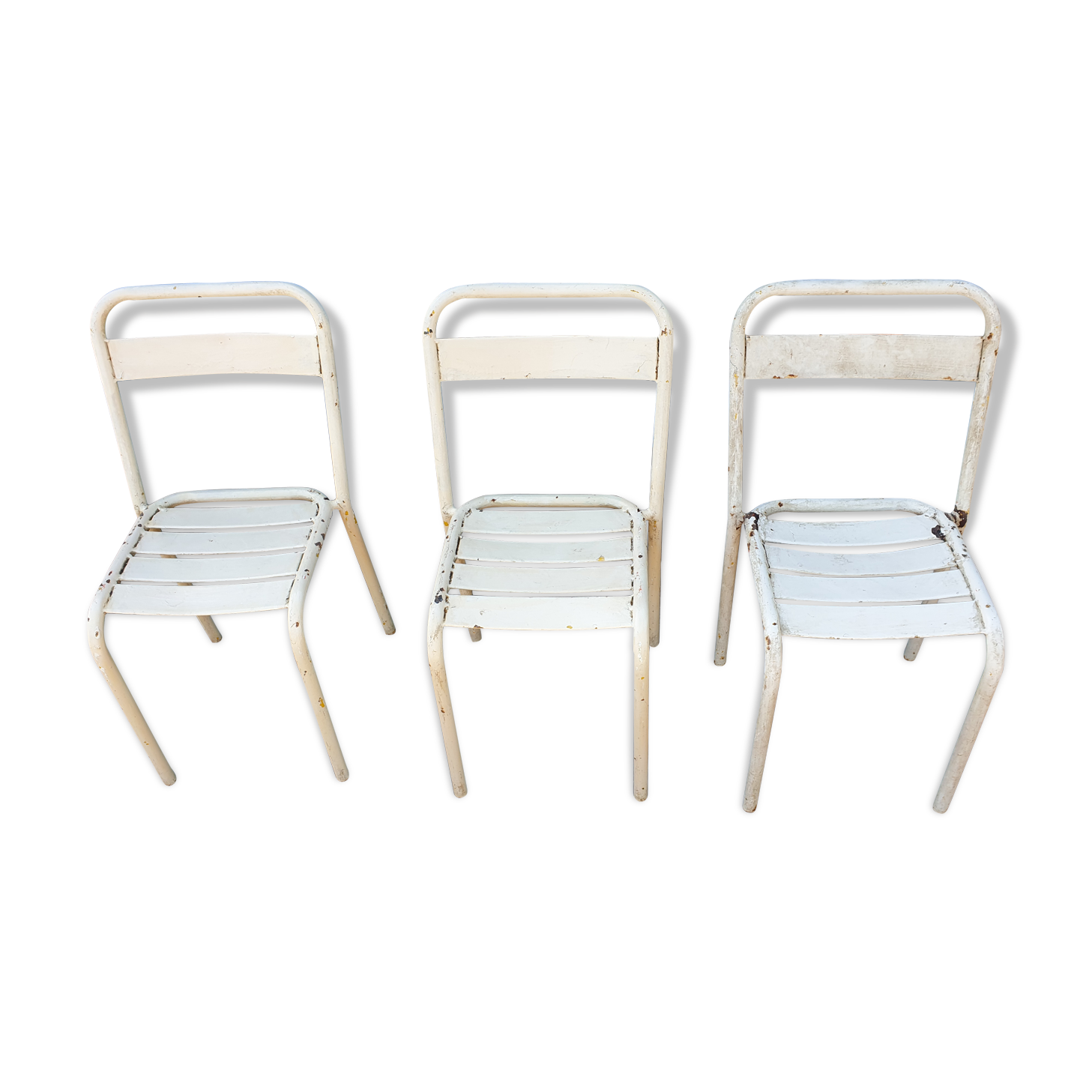 3 Tolix T1 chairs