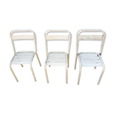 3 Tolix T1 chairs