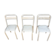 3 chaises Tolix T1
