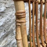 Lot de 10 chaises en rotin vintage