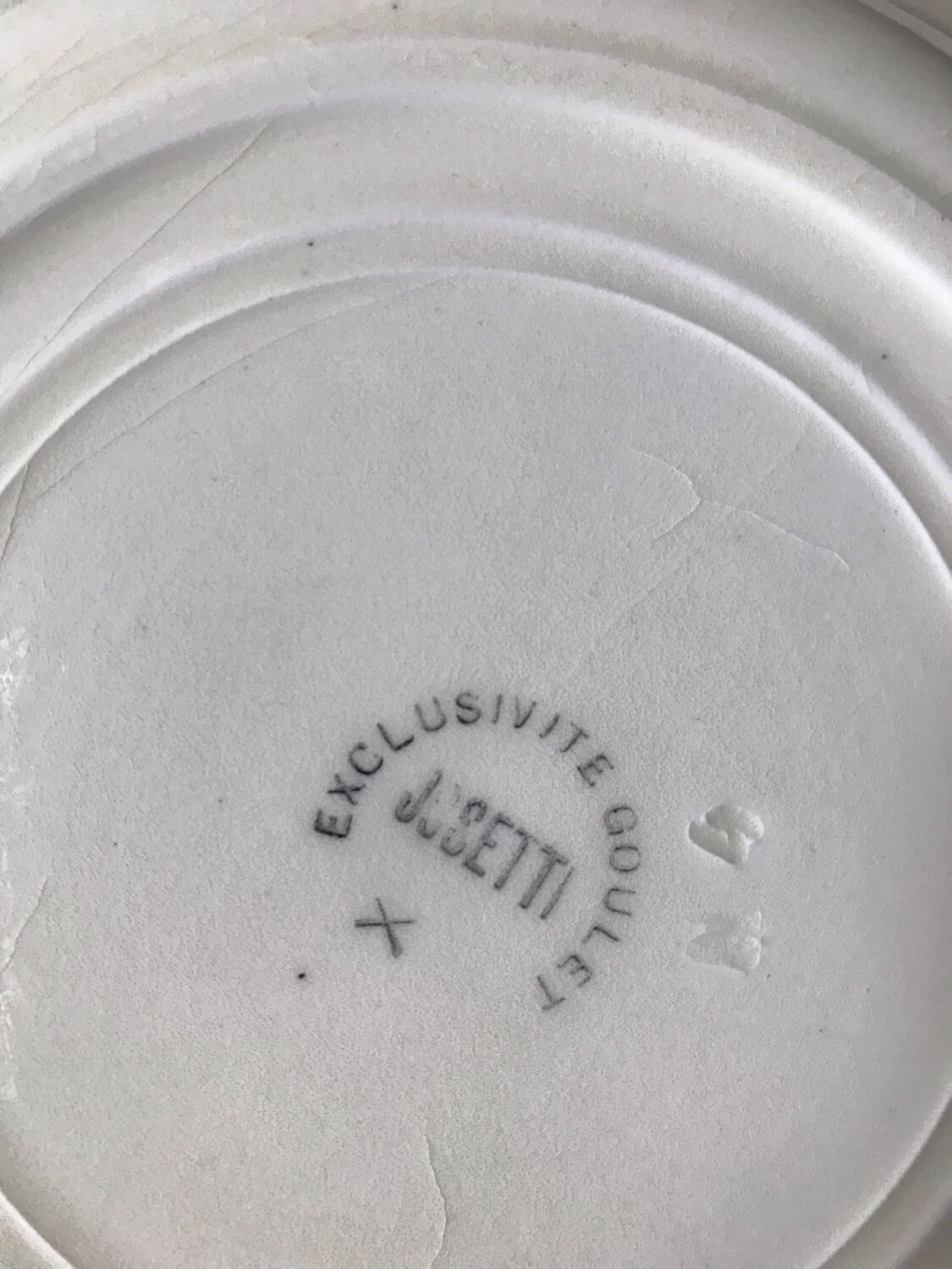 Set of 12 floral plates