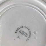 Set of 12 floral plates