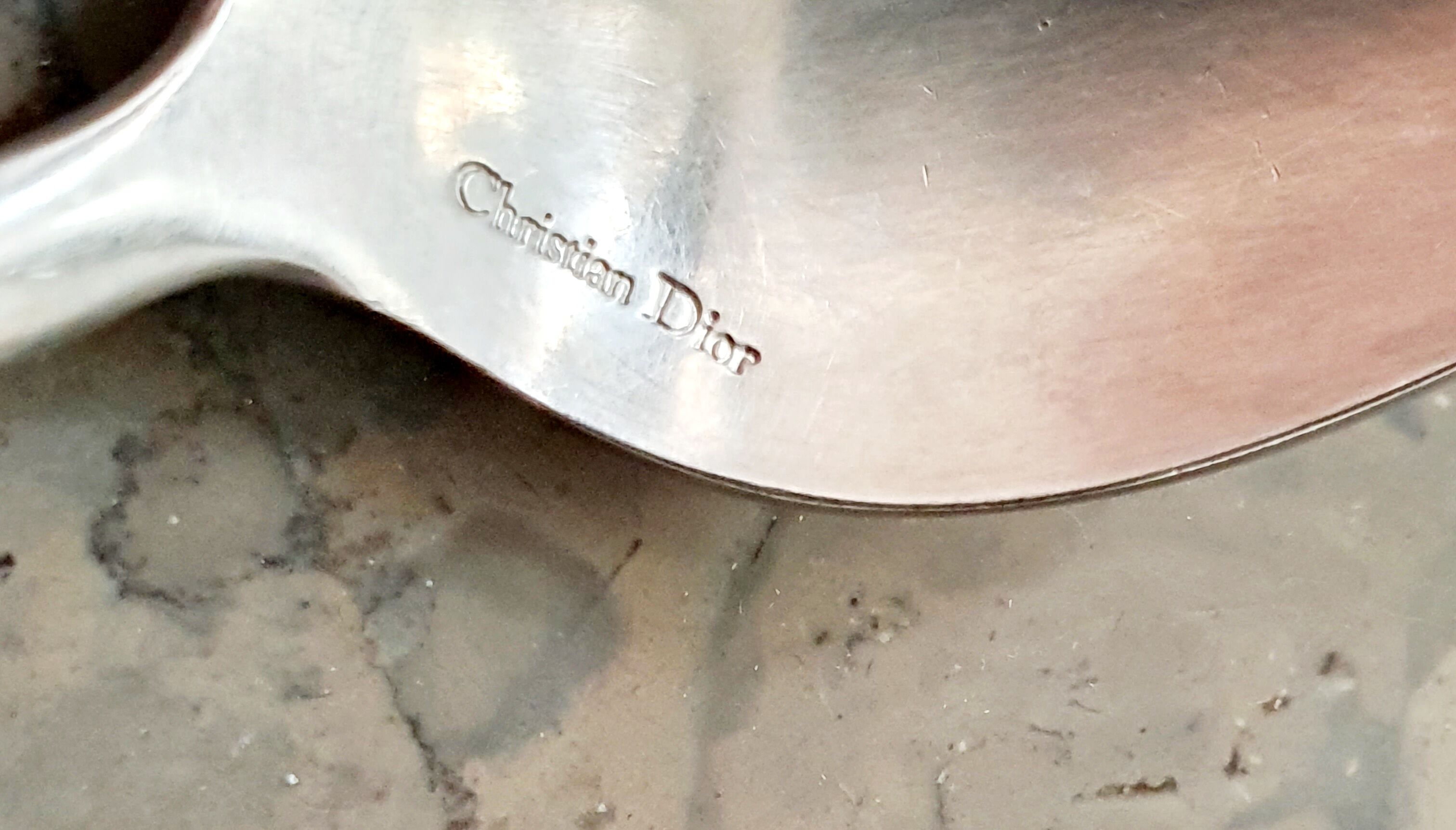 Set of 5 christian dior spoons