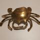 Cendrier crabe en laiton
