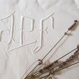 JPF monogram sheet