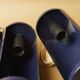 Pair of wall lamps Ikea V413 navy blue vintage design 1980