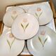 Niderviller Tulip stoneware plates and bowls