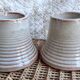 Pair of West Germany ceramic candlesticks