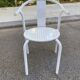 Vintage IKEA Maxmo Armchair 80s White Metal Design