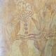 Old small Fischel children's chair with Pierrot decor