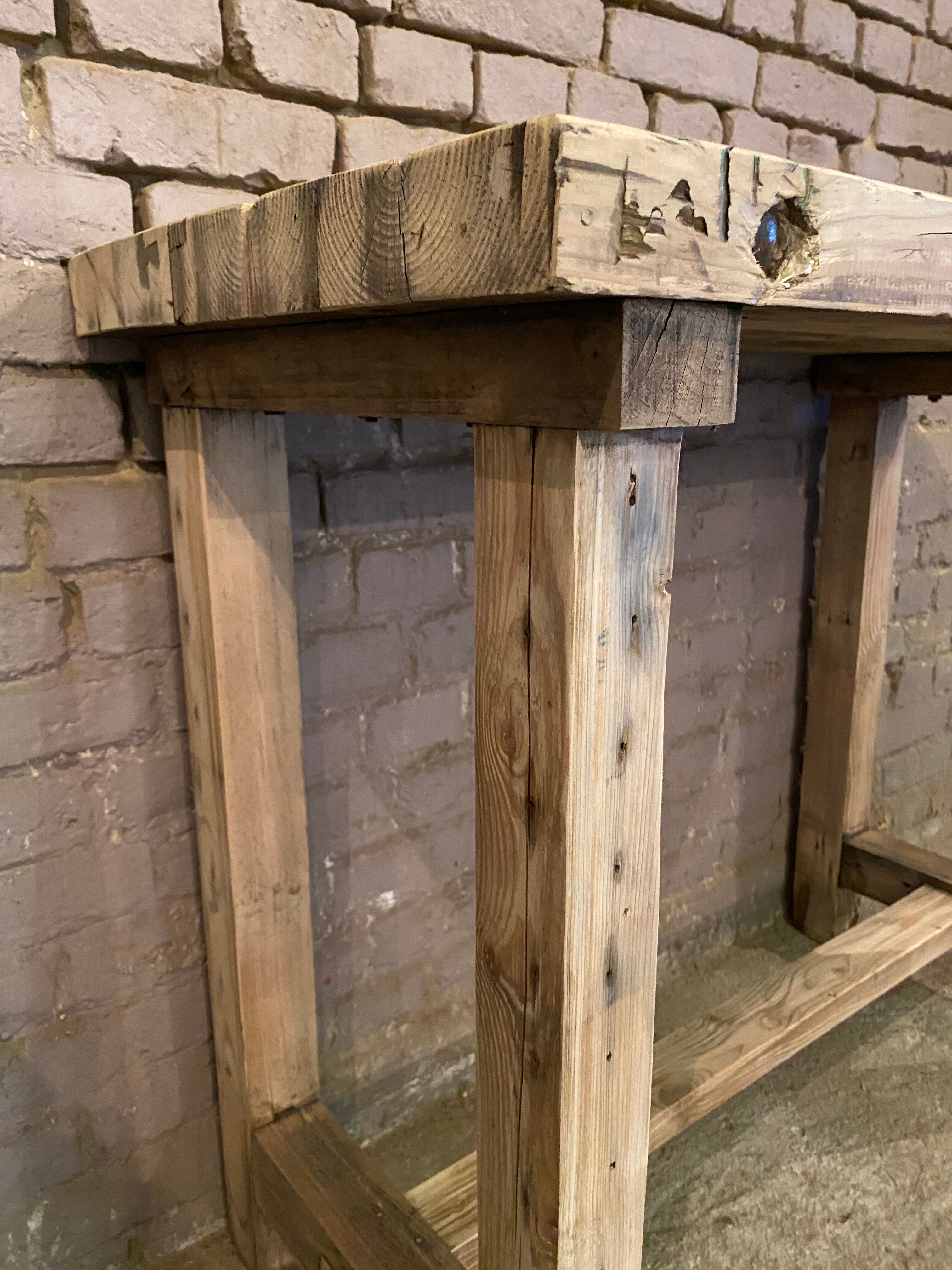 Old-wood workbench