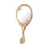 Art deco hand mirror