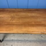 Antique cherry wood dining table from France.