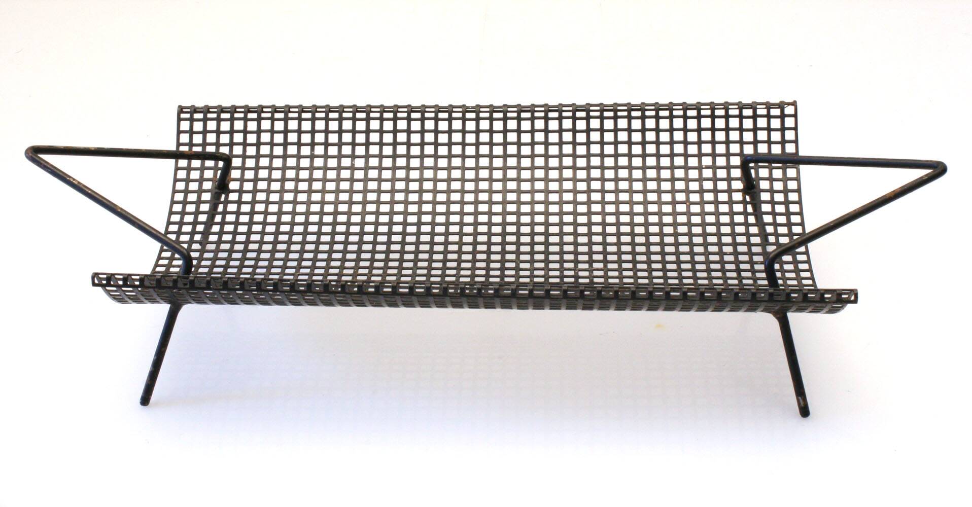 Mid-Century Modern Folded Metal Fruit Tray in the Style of Mathieu Matégot