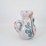 Large vase with handle by Daniel Etienne in Vallauros