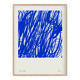 Abstract blue painting giclee print