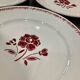 Set of 6 plates Fénal Badonviller model 39