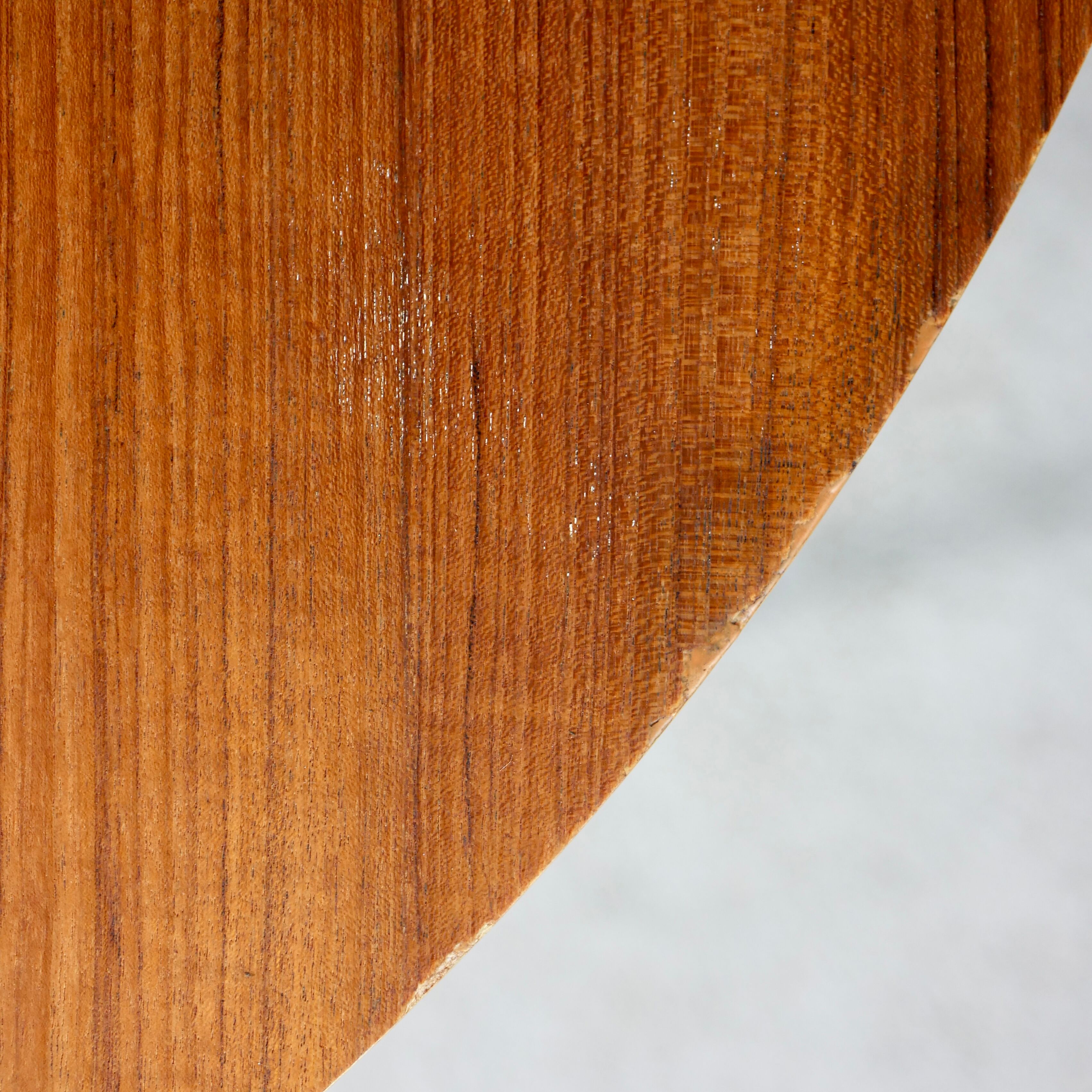 Scandinavian style teak table with butterfly extension