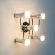 Vintage German Space Age ceiling lamp by Gaetano Sciolari for Leola, 1970s.