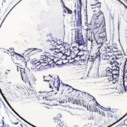 Lot de 2 assiettes décoratives  "Delft Blauw " , Boch,