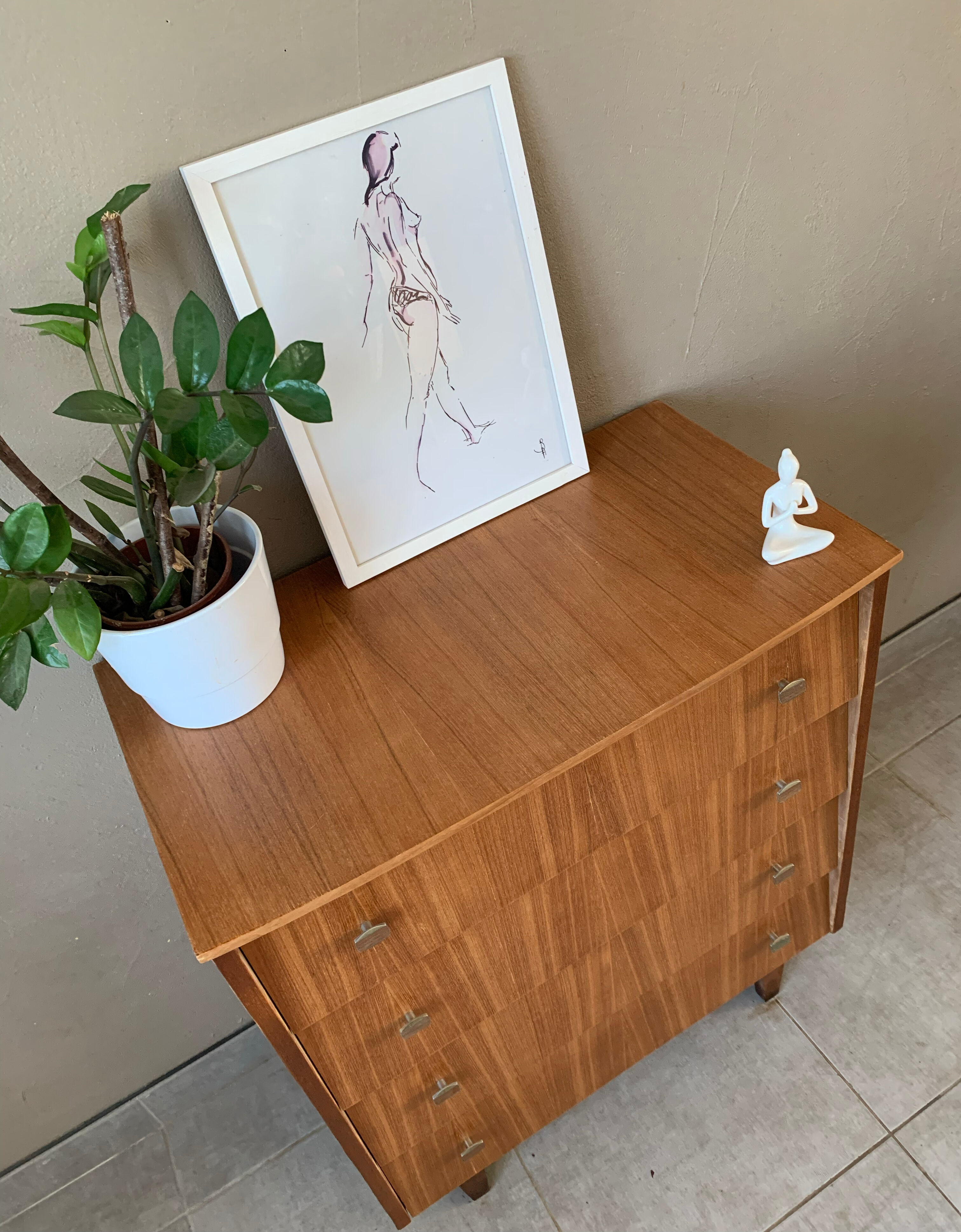 Scandinavian vintage chest of drawers, 50s