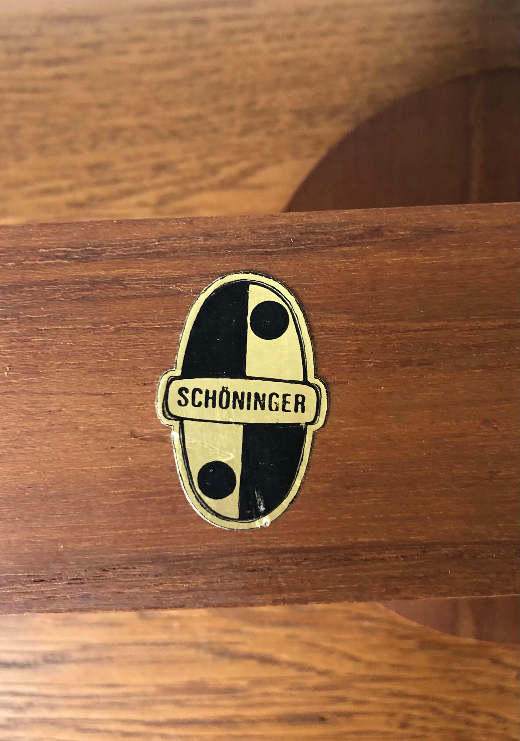 Teak and metal hooks