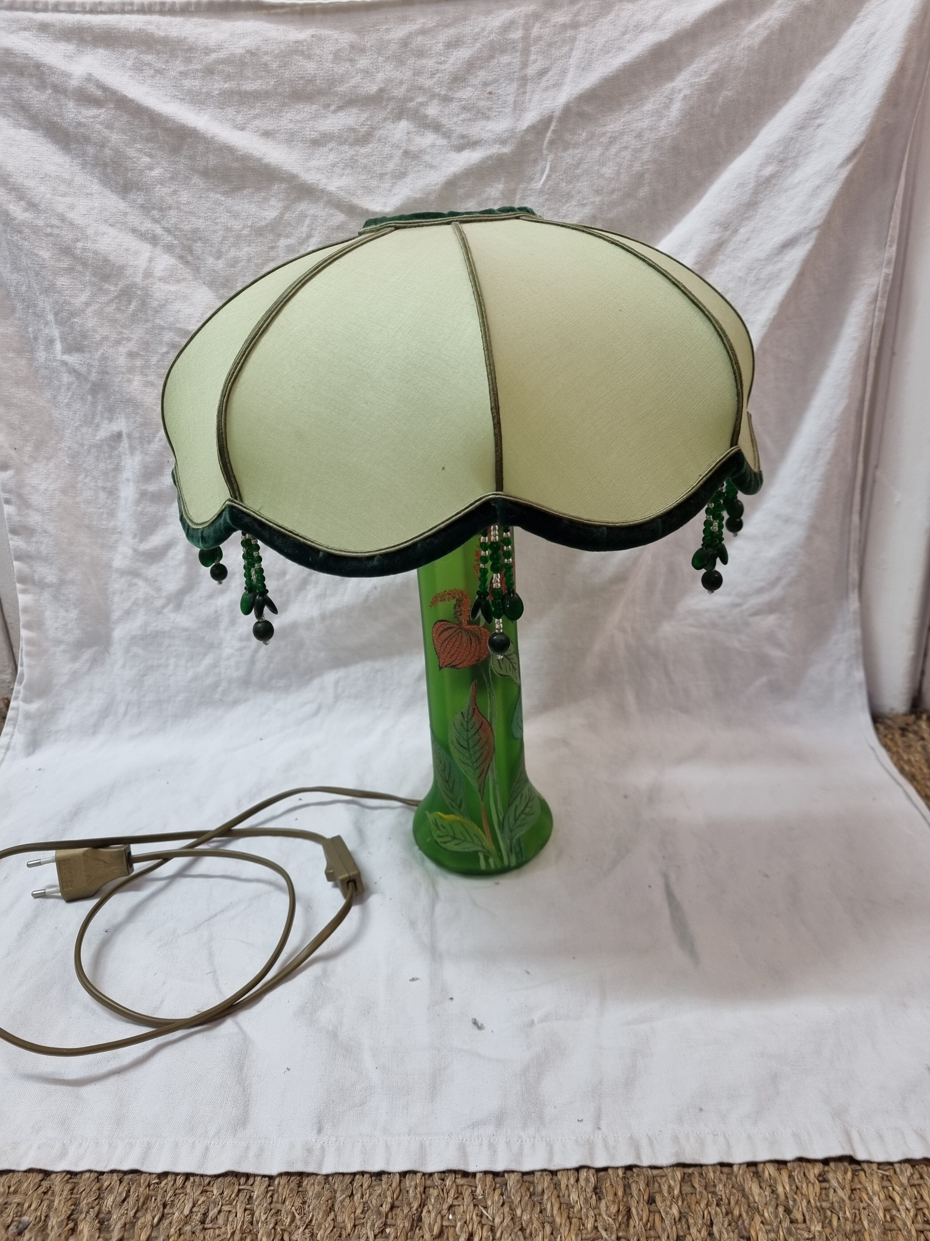 Blown glass lamp André Naudy 1920