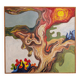 Abstract painting of a figure under the sun - 2 of 2