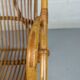 Fauteuil corbeille en rotin vintage