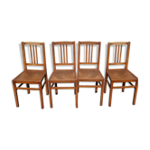 Set de 4 chaises bistrot ELF indislocables
