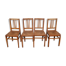 Set de 4 chaises bistrot ELF indislocables
