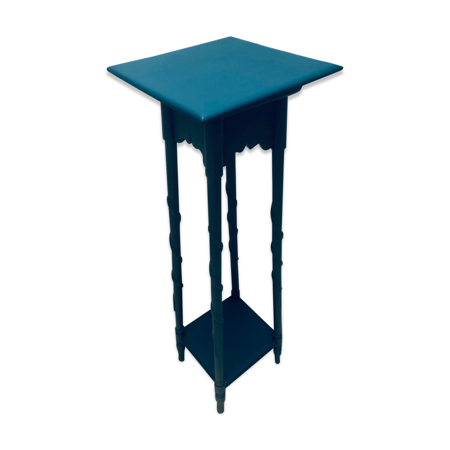 High wooden sellette, renovated