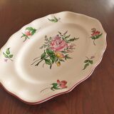 Oval dish, fine street lamp, KG Lunéville