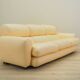 Canapé en cuir, design italien, années 1960, production : Italie