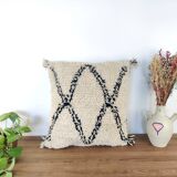 Beni Ouarain diamond bohemian cushion