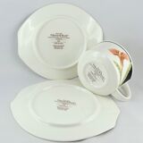 Cup under cup iris faïence Villeroy - Boch porcelain/limoges/20th/coffee cup