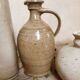 Carafes et bougeoir en grès