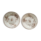 Set of 2 plates in Iron Earth HB & Cie model Moscow
