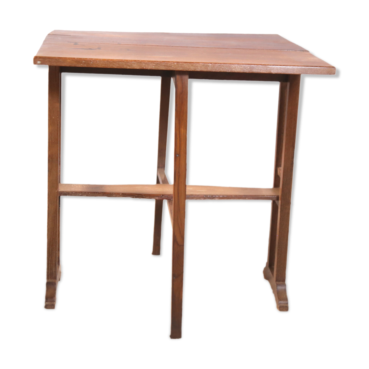 Old Burmese teak folding table