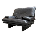 Paire de fauteuils design cuir buffle