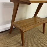 Table desserte /Bout de canapé en bois